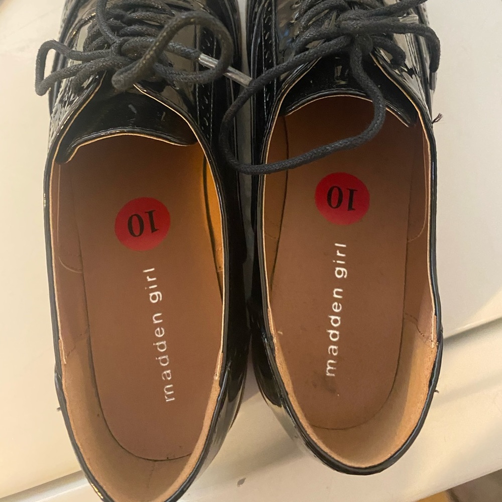 Madden Girl patent leather shoes
